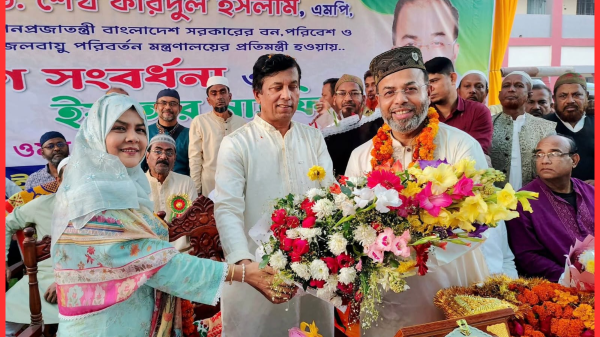 রামপালে প্রতিমন্ত্রী ড. শেখ ফারিদুল ইসলামের সম্মানে গণসংবর্ধনা ও ইফতার মাহফিল