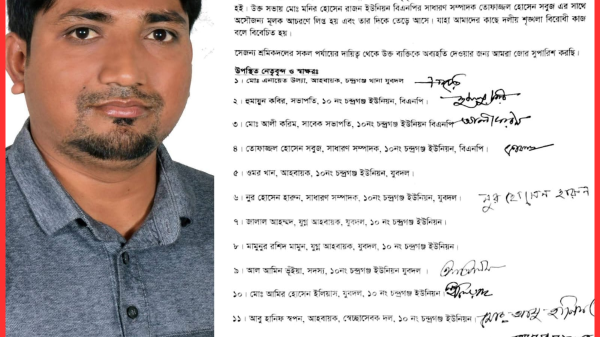 লক্ষ্মীপুর চন্দ্রগঞ্জে শ্রমিকদল নেতার বিতর্কিত কর্মকাণ্ডে ক্ষোভ, বহিষ্কারের দাবি