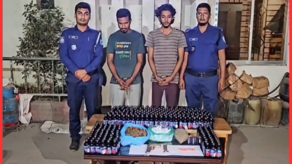 এমপি দিপু ভূঁইয়ার নির্দেশে রূপগঞ্জে মাদকবিরোধী অভিযান: অস্ত্র ও বিপুল মাদকসহ আটক ২