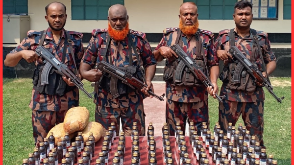 যশোরে ২ লাখ ২৭ হাজার টাকার মাদক উদ্ধার করেছে ৪৯ বিজিবি