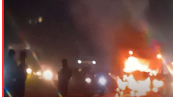 ব্রাহ্মণবাড়িয়ায় কাভার্ড ভ্যানের চাপায় সিএনজি চালক নিহত