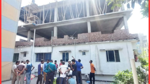 রাজশাহীতে চারতলা থেকে পড়ে নির্মাণ শ্রমিকের মৃত্যু