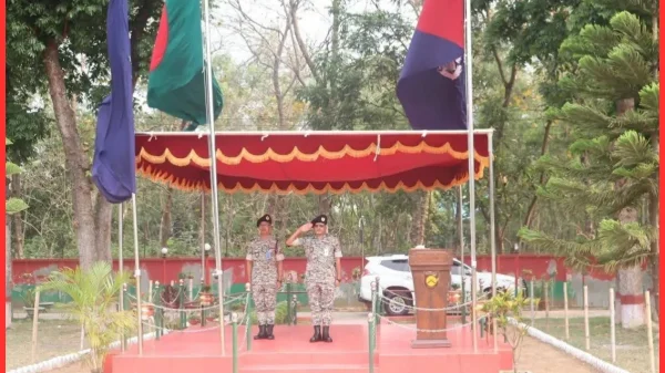 বগুড়ায় ৪ আর্মড পুলিশ ব্যাটালিয়নের মাস্টার প্যারেড অনুষ্ঠিত