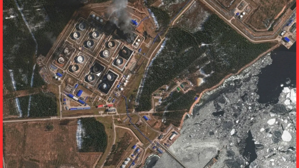 রাশিয়ার তেল শোধনাগারে ভয়াবহ ড্রোন হামলা