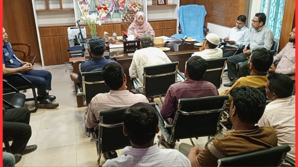 ঝিকরগাছায় জ্বালানি তেল বিতরণ সংক্রান্ত জরুরি সভা অনুষ্ঠিত