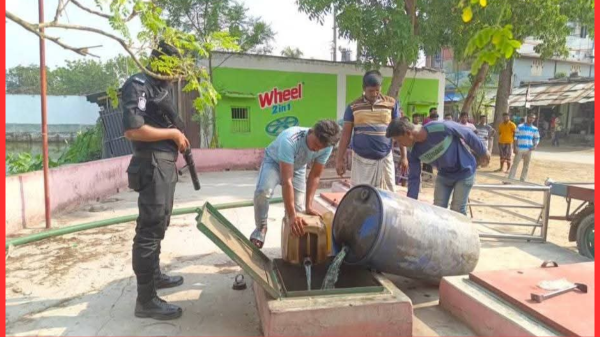 রাজশাহীর পবা উপজেলায় পেট্রোল পাম্পে ২ লাখ টাকা জরিমানা