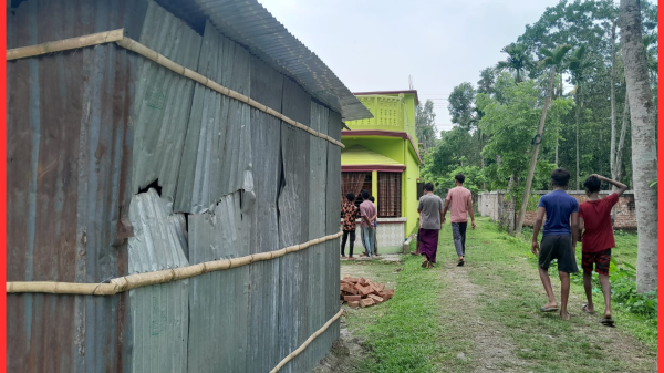 জগন্নাথপুরে গরুর বিরোধে সংঘর্ষ, ১৭টি বাড়িতে ভাঙচুর ও লুটপাট