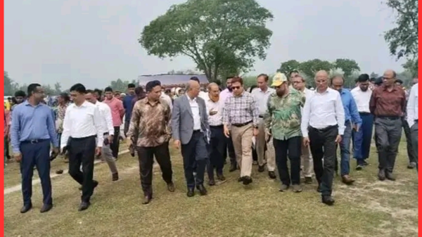 নীলফামারীতে বাংলাদেশ-চীন মৈত্রী হাসপাতাল প্রকল্প পরিদর্শনে প্রধানমন্ত্রীর দপ্তর