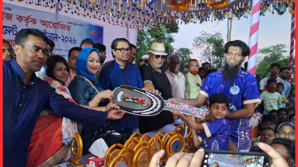 মাদকবিরোধী হুন্ডা কাপ ফুটবল টুর্নামেন্টের মেগা ফাইনাল অনুষ্ঠিত