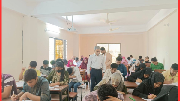 শাহজাদপুরে রবীন্দ্র বিশ্ববিদ্যালয়ে গুচ্ছের ‘এ-ইউনিট’ ভর্তি পরীক্ষা অনুষ্ঠিত