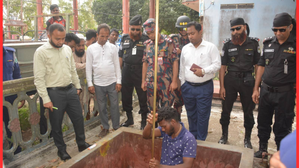 হবিগঞ্জে জ্বালানি তেলের অবৈধ মজুদ ও পাচার রোধে যৌথ অভিযান