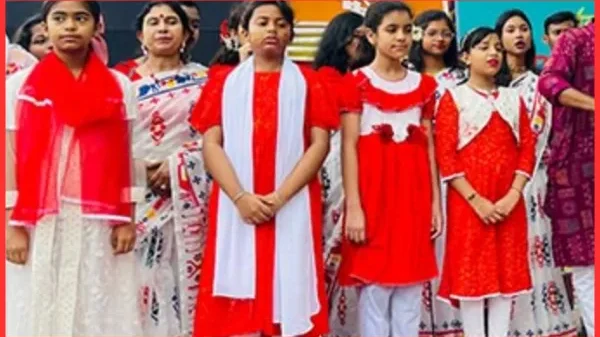 যশোরে উৎসবমুখর পরিবেশে বাংলা নববর্ষ ১৪৩৩ বরণ