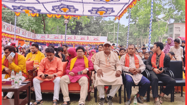 চুয়াডাঙ্গার জীবননগরে বর্ণাঢ্য আয়োজনে বাংলা নববর্ষ ১৪৩৩ বরণ