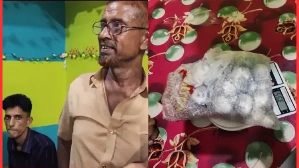 শ্যামনগরে গাঁজা ও ইয়াবাসহ মাদক ব্যবসায়ী পিতা-পুত্র গ্রেপ্তার