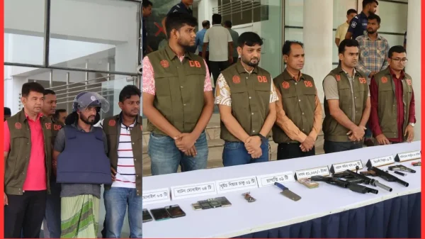 চট্টগ্রামের হাটহাজারীতে অস্ত্রসহ শীর্ষ সন্ত্রাসী গ্রেফতার