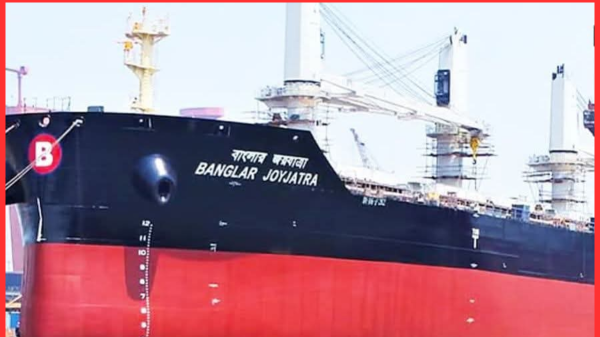 যুদ্ধবিরতির পর হরমুজ প্রণালি পারের পথে এমভি বাংলার জয়যাত্রা