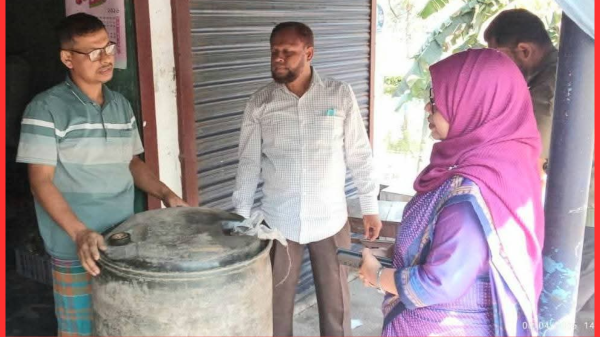 কেশবপুরে অবৈধ পেট্রোল মজুদে ব্যবসায়ীর জরিমানা