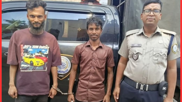 বগুড়া রেলওয়ে স্টেশন এলাকায় মাদক সেবনের অপরাধে দুইজন গ্রেফতার, কারাদণ্ড প্রদান